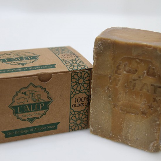 1 piece of (100% Olive Oil) Traditional Aleppo Soap 190g± 