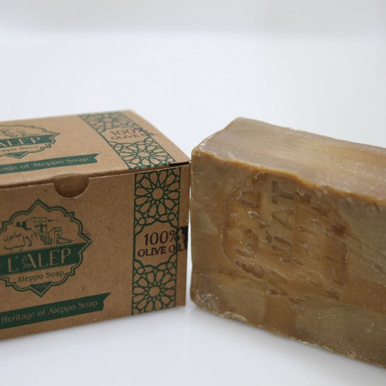 1 piece of (100% Olive Oil) Traditional Aleppo Soap 190g± 