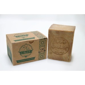 1 piece of (5% Laurel Oil Traditional Aleppo Soap) 190g±\bar