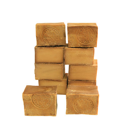 10 bars of (10% Laurel Oil Traditional Aleppo Soap) 180g±\bar