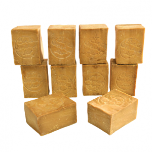 10 bars of (10% Laurel Oil Traditional Aleppo Soap) 190g±\bar