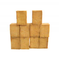 10 bars of traditional Aleppo soap (15% laurel oil) 190 g±\bar