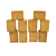 10 bars of traditional Aleppo soap (15% laurel oil) 190 g±\bar