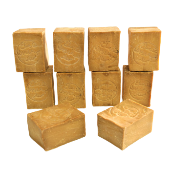 10 bars of (25% Laurel Oil Traditional Aleppo Soap) 180g±\bar
