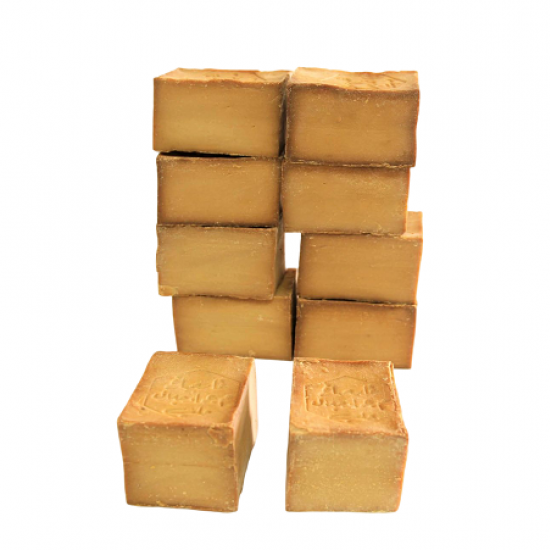 10 bars of (25% Laurel Oil Traditional Aleppo Soap) 190g±\bar 10 bars of (25% Laurel Oil Traditional Aleppo Soap) 190g±\bar