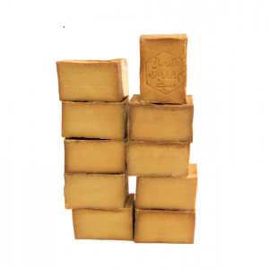 10 bars of (40% Laurel Oil Traditional Aleppo Soap) 190g±\bar