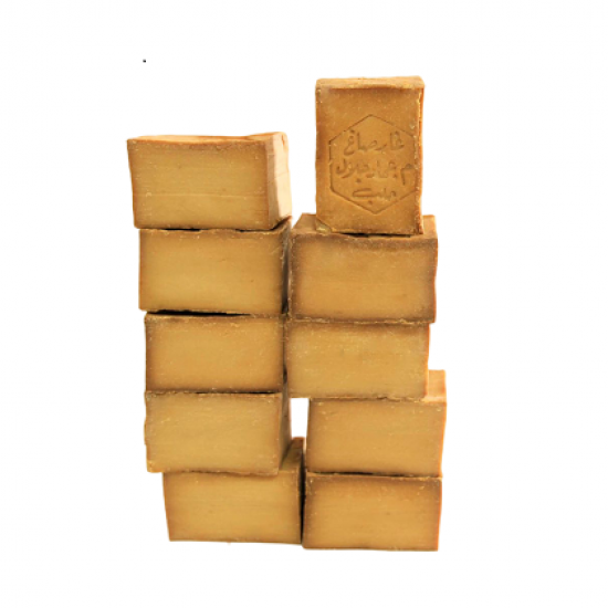 10 bars of (40% Laurel Oil Traditional Aleppo Soap) 190g±\bar