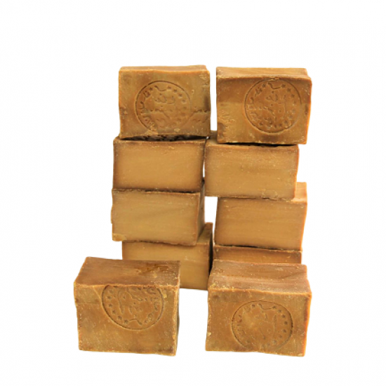 10 bars of (40% Laurel Oil Traditional Aleppo Soap) 190g±\bar