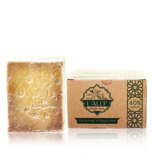 1 bar of (40% Laurel Oil Traditional Aleppo Soap) 190g±\bar