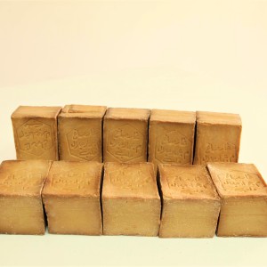 10 pieces of (5% Laurel Oil Traditional Aleppo Soap) 190g±\bar