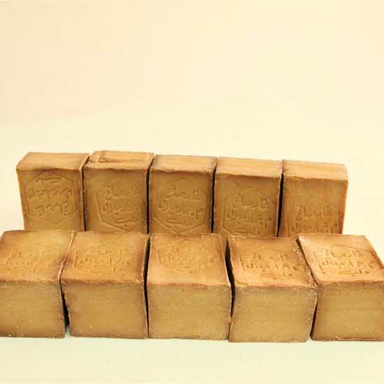 10 pieces of (5% Laurel Oil Traditional Aleppo Soap) 190g±\bar